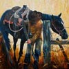 “Mon cowboy à moi” - 24x30 - Huile sur toile